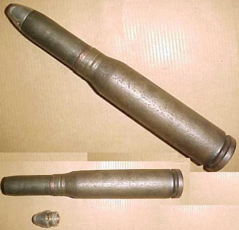 German WW2 Naval 2cm HE Madsen Cannon Shell - Click Image to Close